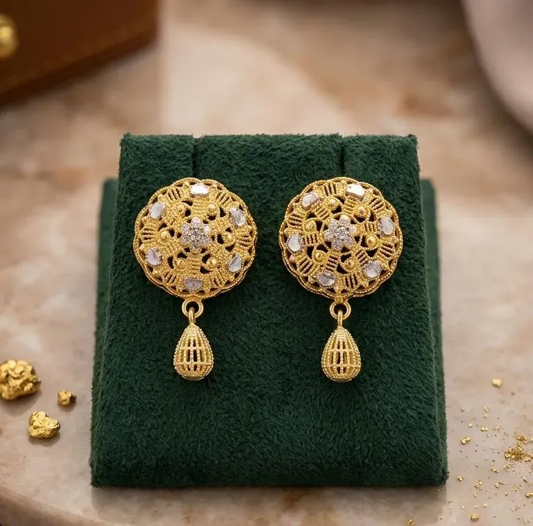 Golden Plated Fancy Earrings for Women