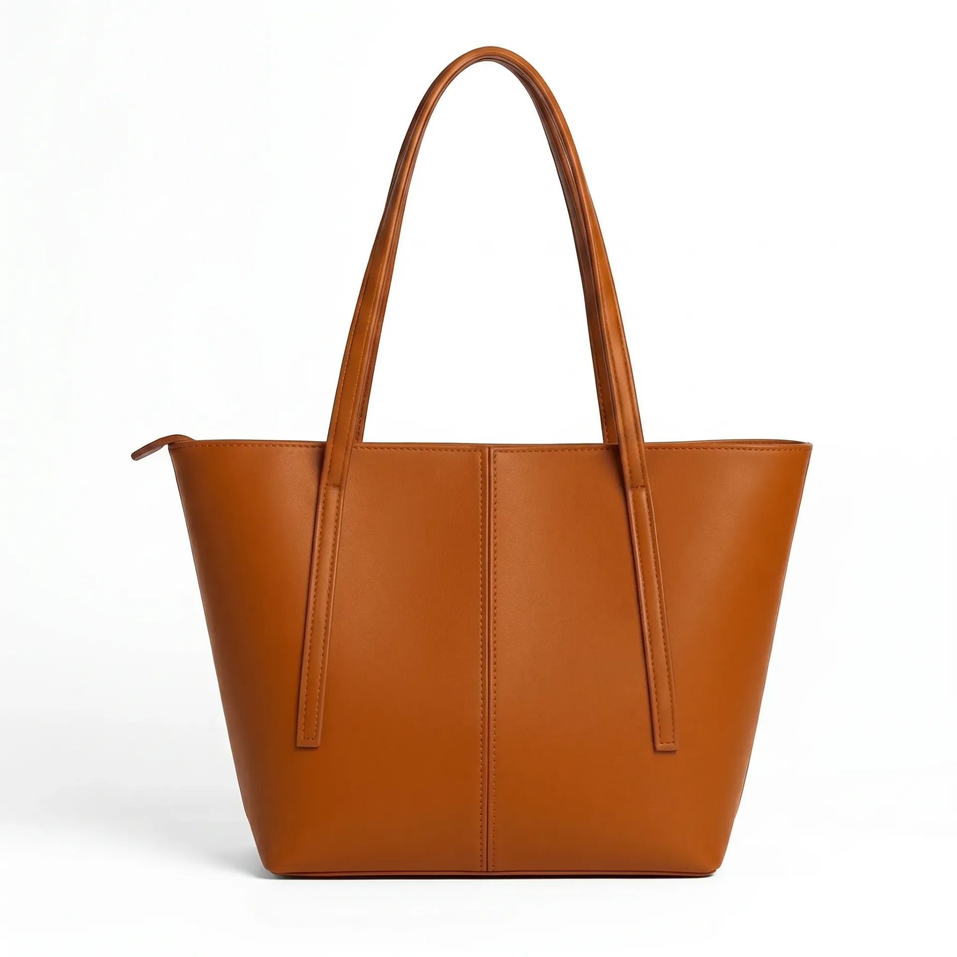 Brown Rexine Tote Bag for Girls